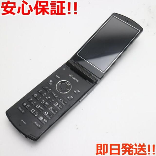NEC(エヌイーシー)の超美品 N-01F ブラック  スマホ/家電/カメラのスマートフォン/携帯電話(携帯電話本体)の商品写真