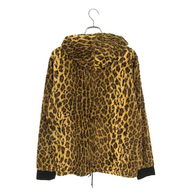 シュプリーム Fur Pullover Leopard ハーフジップレオパードブルゾン ...