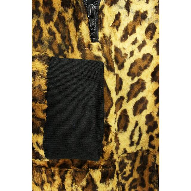 Supreme(シュプリーム)のシュプリーム Fur Pullover Leopard ハーフジップレオパードブルゾン メンズ M メンズのジャケット/アウター(ブルゾン)の商品写真