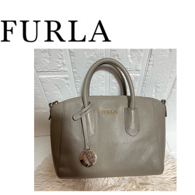 Furla - MOO様専用♡テッサ ミニ グレージュ 2wayショルダーバッグ