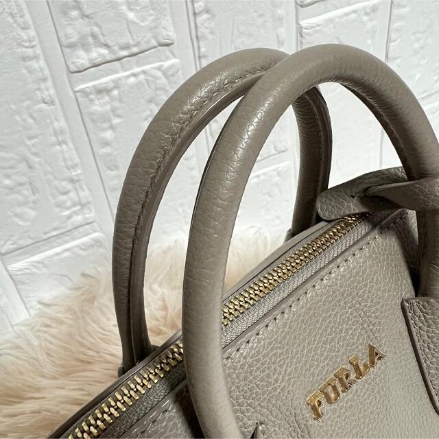 Furla - MOO様専用♡テッサ ミニ グレージュ 2wayショルダーバッグ