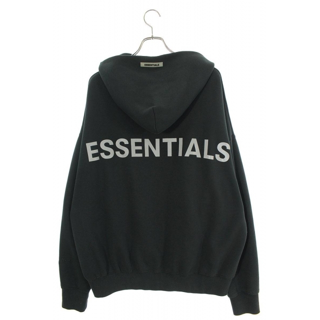 フォグ ESSENTIALS PULL OVER HOODIE バックリフレクティブロゴプリントパーカー メンズ L