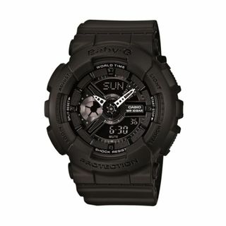 ベビージー(Baby-G)のカシオ CASIO 腕時計 レディース BABY-G ベビージー ベビーG BA-110BC-1AJF 黒(腕時計)