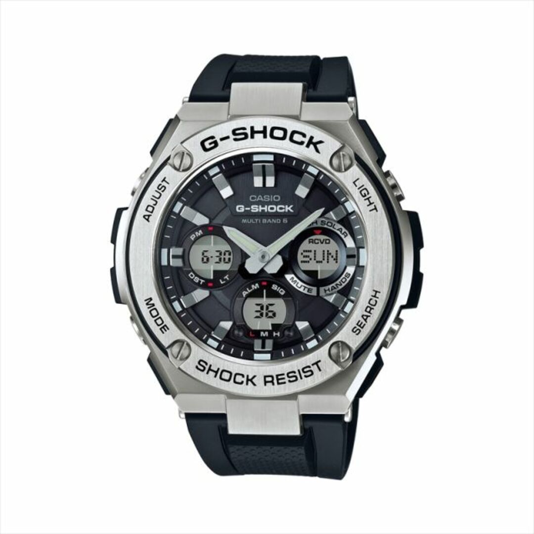 カシオ CASIO 腕時計 メンズ G-SHOCK ジーショック Gショック GST-W110-1AJF 黒161重さ