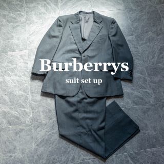 バーバリー(BURBERRY)の【Burberrys】メンズスーツ　セットアップ　グレー　グレンチェック(セットアップ)