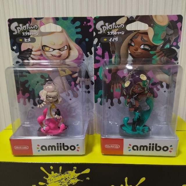 【新品未使用】amiibo  ヒメ イイダ テンタクルズセット Splatoon