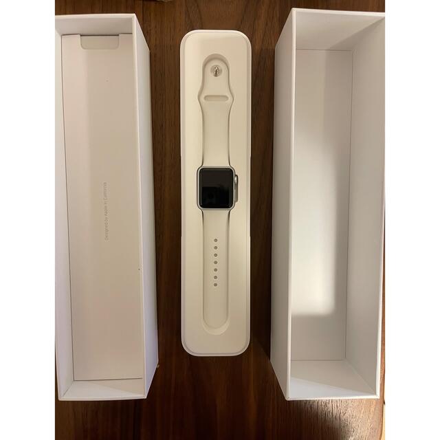 Apple Watch 初代 38mm  アルミニウムケース バンド　ホワイト