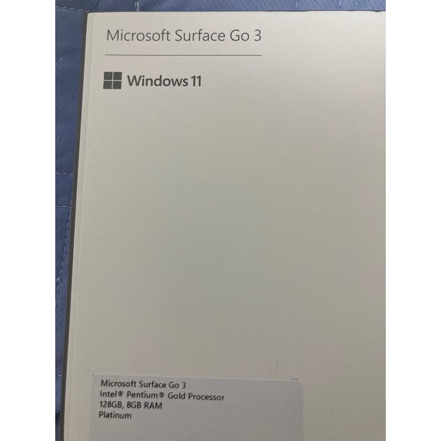 Microsoft(マイクロソフト)のoffice付 Surface GO3 8/128 8VA-00030 10.5 スマホ/家電/カメラのPC/タブレット(タブレット)の商品写真