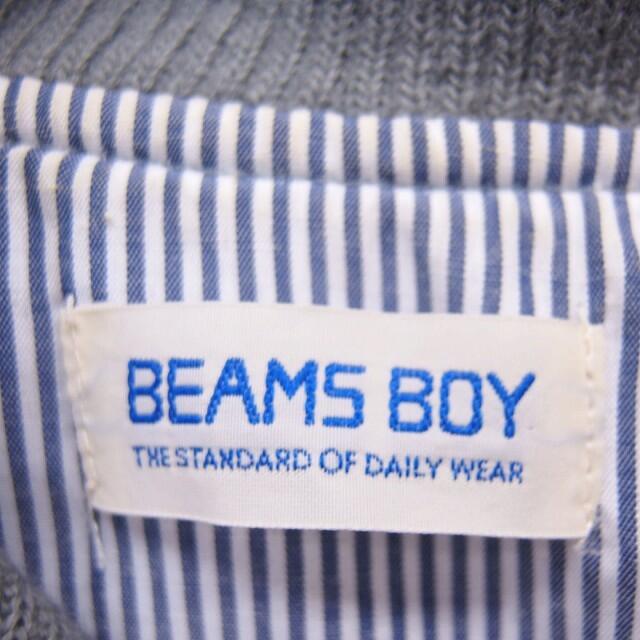 BEAMS BOY(ビームスボーイ)のビームスボーイ BEAMS BOY ジャンパー ブルゾン アウター 丸襟 リブ レディースのジャケット/アウター(ブルゾン)の商品写真