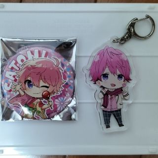 すとぷり　さとみ　缶バッジ　アクリルキーホルダー(アイドルグッズ)