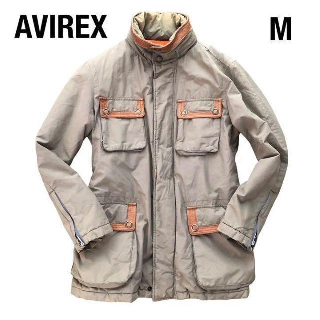 Avirex Avirex 中綿入りミリタリーコート カーキ M ミリタリージャケットの通販 By Rk Shop アヴィレックスならラクマ
