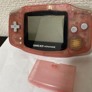 ゲームボーイアドバンス(ゲームボーイアドバンス)のジャンク品　ゲームボーイアドバンス　ピンク(携帯用ゲーム機本体)