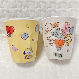 ビーティーイシビル(BT21)のBTS　BT21　メラミンカップ　コップ　２個セット(グラス/カップ)