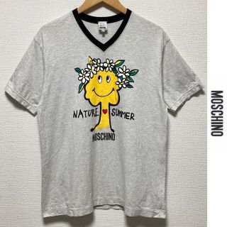 モスキーノ(MOSCHINO)のMOSCHINO Cheap&Chic　リンガーTシャツ　Vネック　ヴィンテージ(Tシャツ(半袖/袖なし))