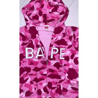 アベイシングエイプ(A BATHING APE)のA BATHING APE  BAPE パーカー　スワロフスキー(パーカー)