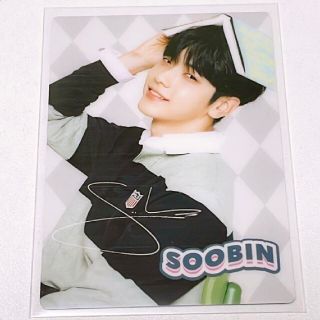 トゥモローバイトゥギャザー(TOMORROW X TOGETHER)の♥️ スビン ♥️ TXT カフェ スビン ランダム 入場 トレカ(K-POP/アジア)