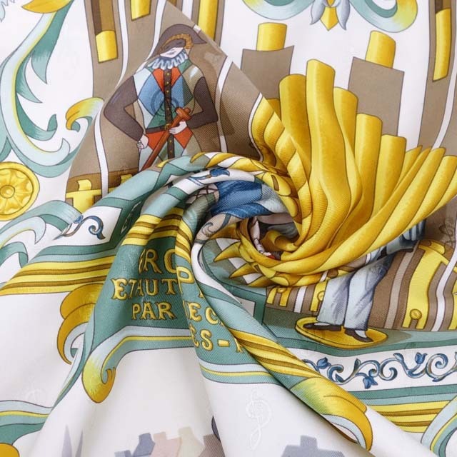 Hermes - エルメス スカーフ カレ90 ORGAUPHONE マルチカラーの通販 by