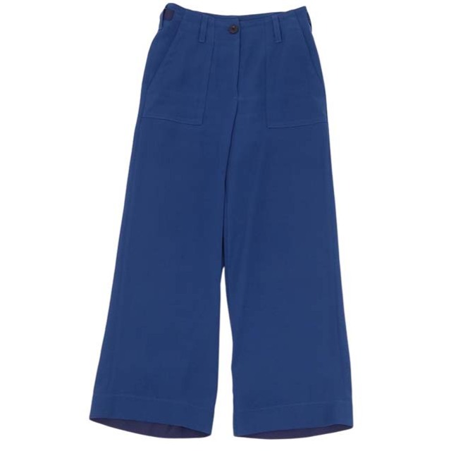 sacai(サカイ)のサカイ パンツ 20AW ワイドベイカーパンツ レディース ボトムス 0 ブルー メンズのパンツ(その他)の商品写真