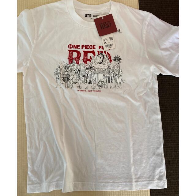 ONE PIECE(ワンピース)のユニクロ×ONE PIECE FILM  RED コラボTシャツ メンズのトップス(Tシャツ/カットソー(半袖/袖なし))の商品写真