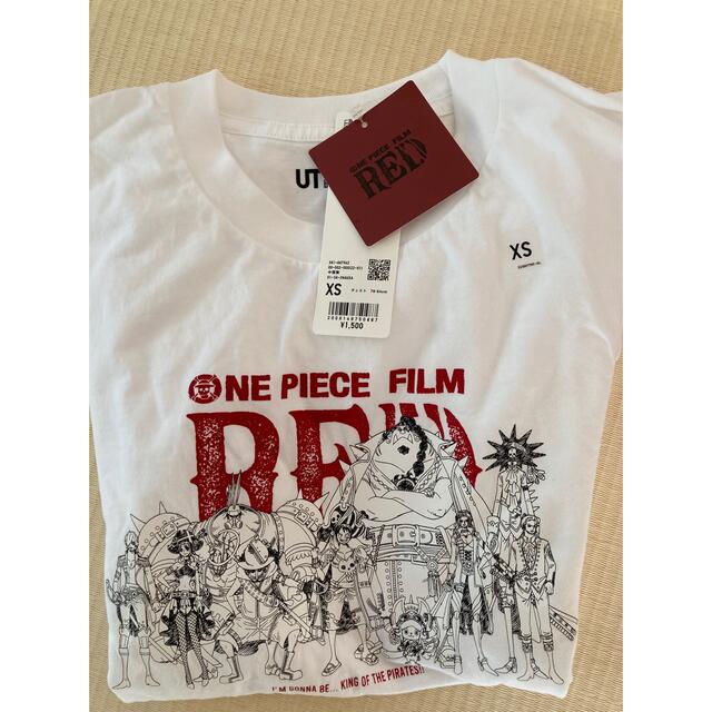 ONE PIECE(ワンピース)のユニクロ×ONE PIECE FILM  RED コラボTシャツ メンズのトップス(Tシャツ/カットソー(半袖/袖なし))の商品写真