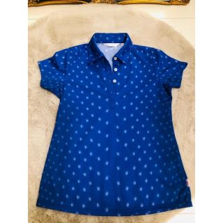 ミズノ(MIZUNO)のMizuno Women Blue polo shirt(ポロシャツ)