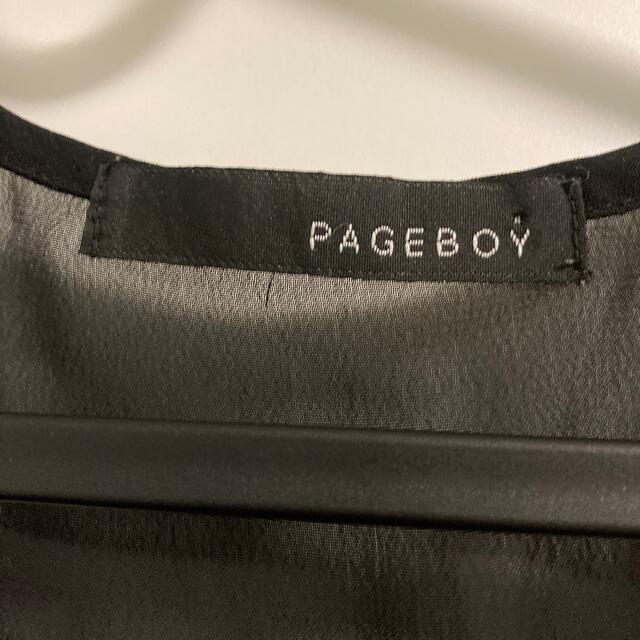 PAGEBOY(ページボーイ)の【美品】PAGEBOY 刺繍半袖カットソー レディースのトップス(カットソー(半袖/袖なし))の商品写真