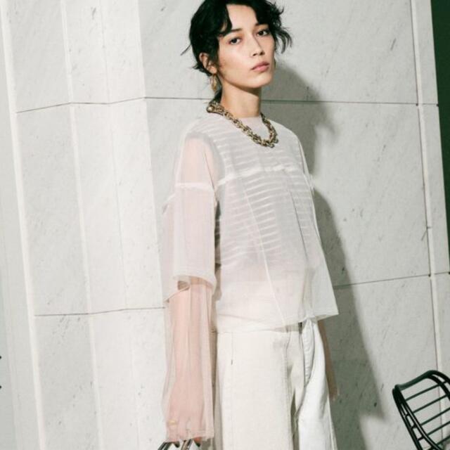 【MaisonSpecial】2wayシアーレイヤードトップ