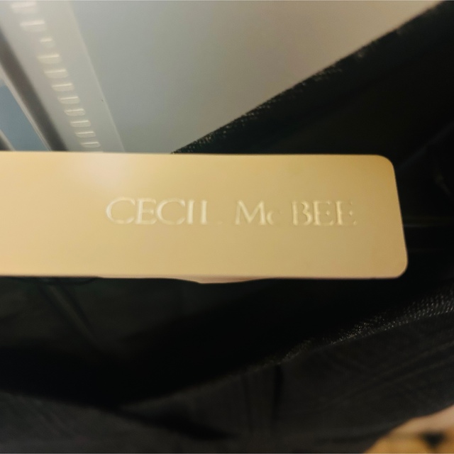 CECIL McBEE(セシルマクビー)の[美品] セシルマクビー　グレンチェックジャンパースカートワンピース レディースのスカート(ひざ丈スカート)の商品写真