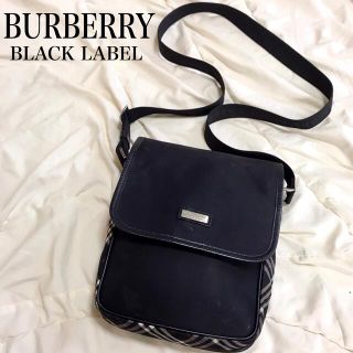 バーバリーブラックレーベル(BURBERRY BLACK LABEL)のBurberry バーバリー　ブラックレーベル　ショルダー　肩掛け　バッグ(ショルダーバッグ)