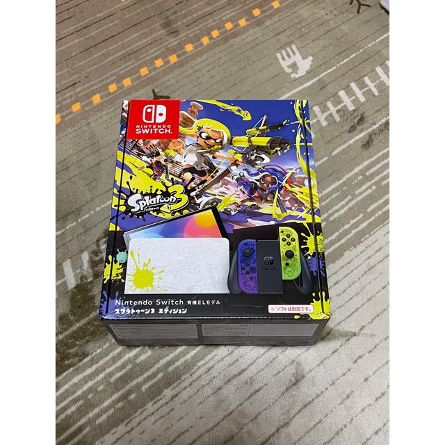 Nintendo Switch(ニンテンドースイッチ)のNintendo Switch（有機ELモデル） スプラトゥーン3エディション エンタメ/ホビーのゲームソフト/ゲーム機本体(家庭用ゲーム機本体)の商品写真