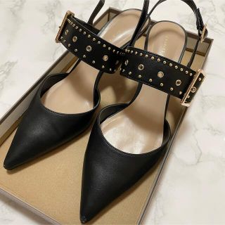 チャールズアンドキース(Charles and Keith)のスタッズスリングバックヒール(ミュール)