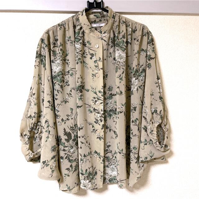 CLANE(クラネ)のCLANE(クラネ)old flower balloon tops ブラウス レディースのトップス(シャツ/ブラウス(長袖/七分))の商品写真