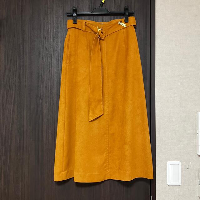 BABYLONE(バビロン)のバビロン　スエード　ロングスカート レディースのスカート(ロングスカート)の商品写真