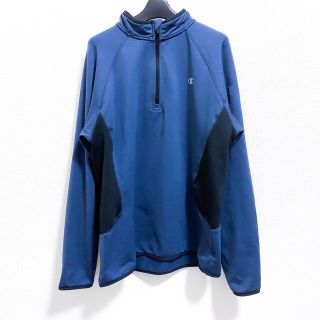 チャンピオン(Champion)のvintage Champion ハーフジップ ロゴ スウェット ハイネック(ジャージ)