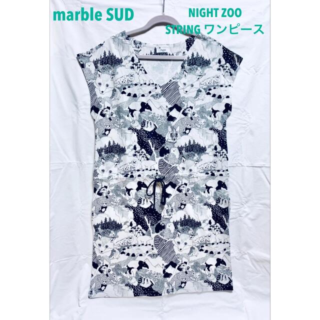 marble SUD NIGHT ZOO STRING ワンピース Vネック