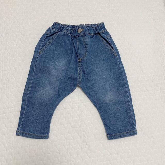 manina　デニムパンツ キッズ/ベビー/マタニティのキッズ服女の子用(90cm~)(パンツ/スパッツ)の商品写真