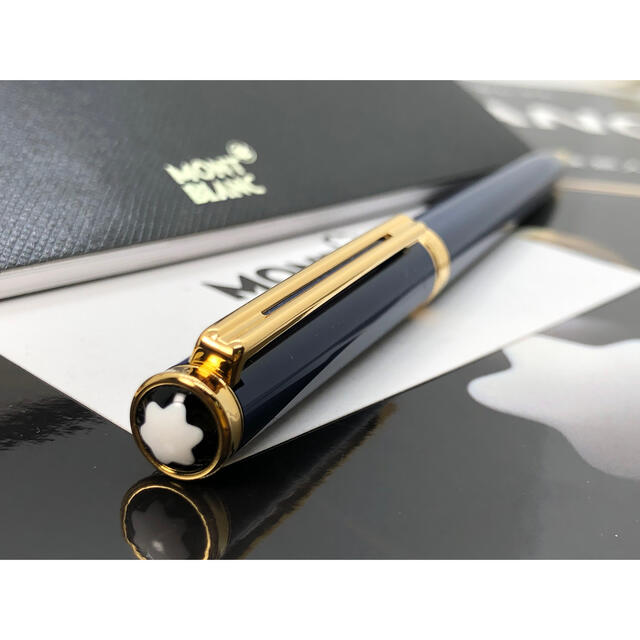 MONTBLANC(モンブラン)の※非常にレアな未使用保管稀少軸色！深青色軸オブリュージュ15240★モンブラン インテリア/住まい/日用品の文房具(ペン/マーカー)の商品写真