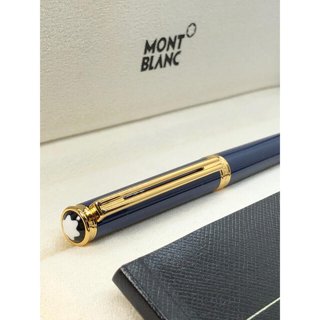 MONTBLANC(モンブラン)の※非常にレアな未使用保管稀少軸色！深青色軸オブリュージュ15240★モンブラン インテリア/住まい/日用品の文房具(ペン/マーカー)の商品写真