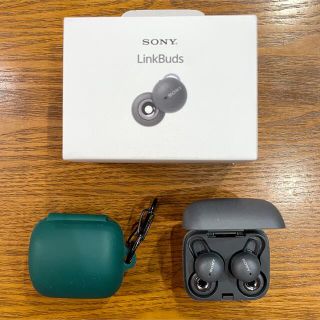 ソニー(SONY)のSONY ワイヤレスイヤホン LinkBuds/グレー ケース付き(ヘッドフォン/イヤフォン)