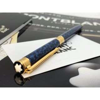 モンブラン(MONTBLANC)の幸運・金運を呼び寄せる！入手困難な逸品のラピスデザイン特別なノブレス★モンブラン(ペン/マーカー)