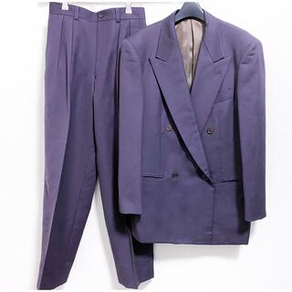 ジョンローレンスサリバン(JOHN LAWRENCE SULLIVAN)の90’s vintage パープル 紫 ダブル スーツ littlebig風(セットアップ)