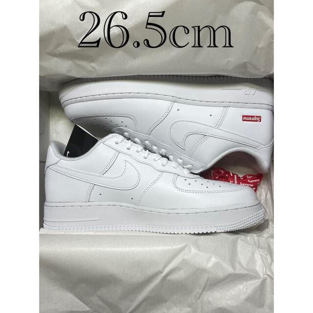 メンズSupreme×Nike Air Force 1 LowWhite 26.5cm