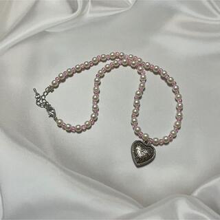 perl heart necklace(ネックレス)