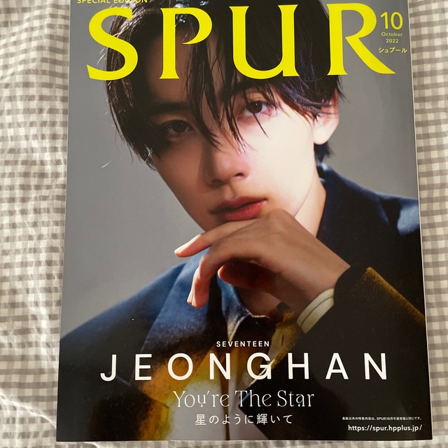 SEVENTEEN(セブンティーン)のSPUR  2022年 10月号増刊  SEVENTEEN  ジョンハン  表紙 エンタメ/ホビーの雑誌(アート/エンタメ/ホビー)の商品写真