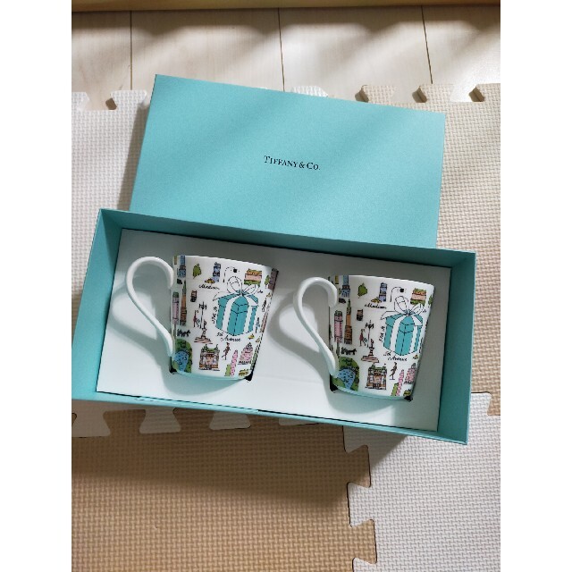 新品未使用　Tiffany&Co ペア　マグカップ