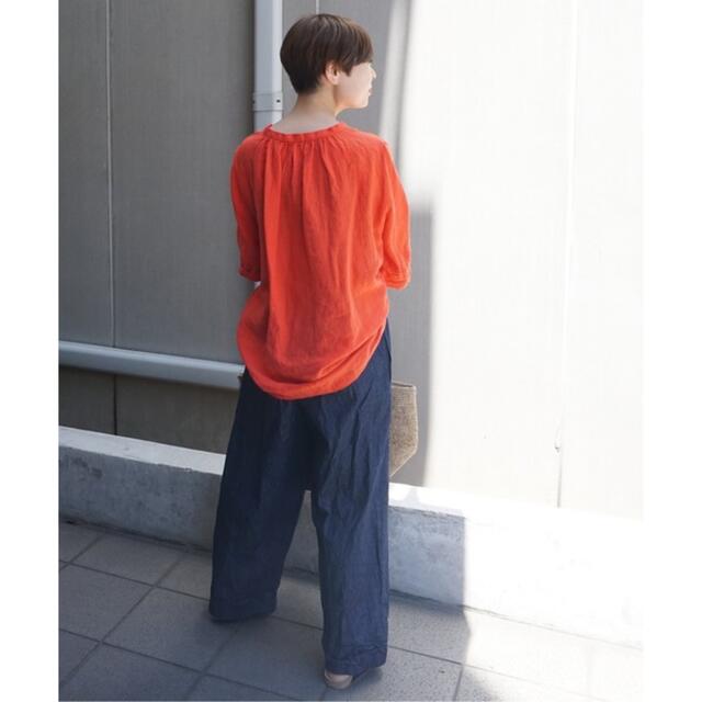 journal standard luxe 東炊きリネン パフBL 激安特価品 journal standard パフBL 東炊きリネン luxe Tシャツ/カットソー(半袖/袖なし)