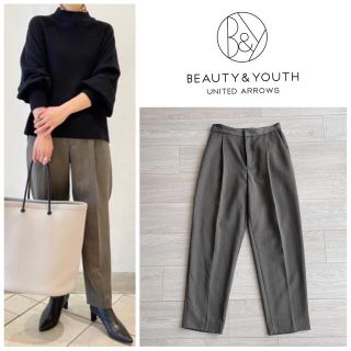 ビューティアンドユースユナイテッドアローズ(BEAUTY&YOUTH UNITED ARROWS)のBY テーパードパンツ タックパンツ ビューティアンドユース バックゴム(その他)