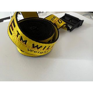 オフホワイト(OFF-WHITE)のClassic Industrial Belt yellow(ベルト)