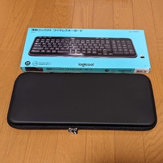 ロジクール ワイヤレスキーボード K360r Unifying ハードケース付(PC周辺機器)