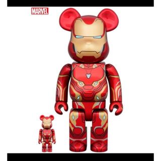 ベアブリック(BE@RBRICK)のBE@RBRICK IRON MAN MARK 50 100％ & 400％(その他)